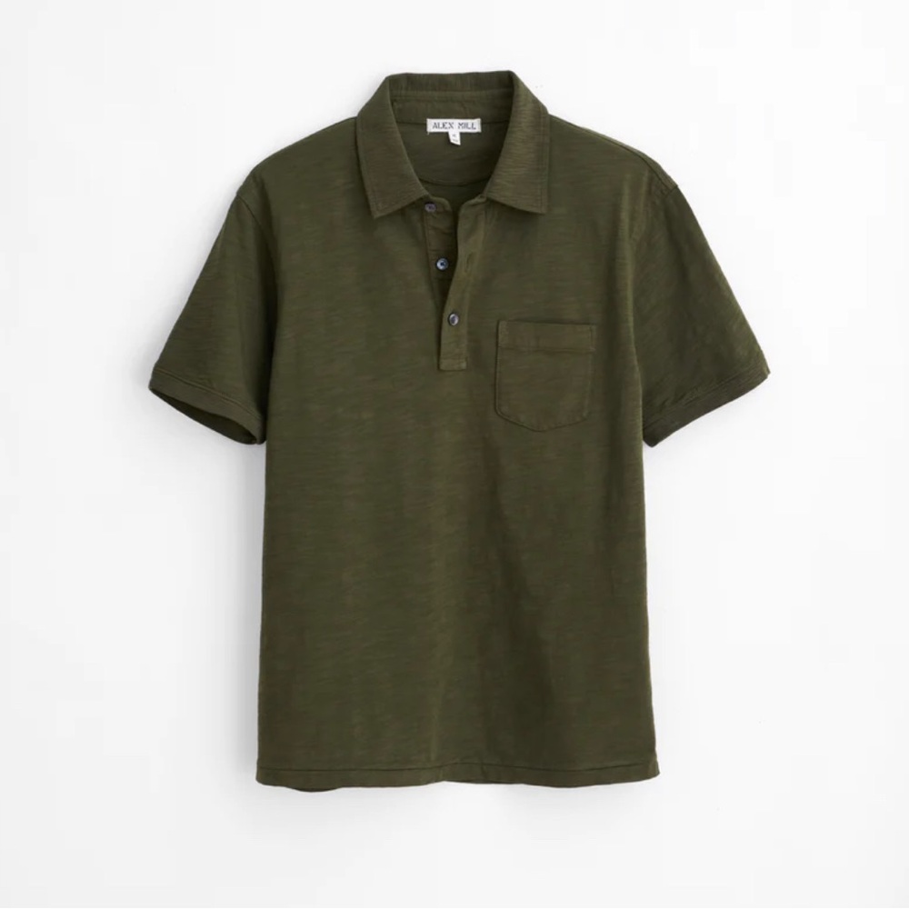 Alex Mill Standard Slub Cotton Polo